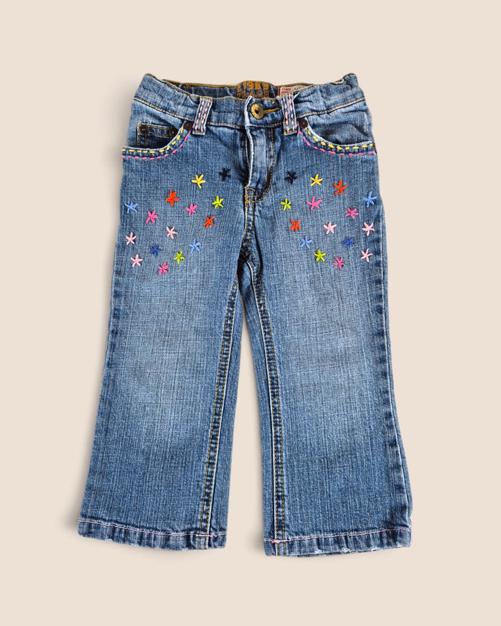 Pre-Loved Children's Place Embroidered Jeans Girls 2Y | Betty’s Marketplace