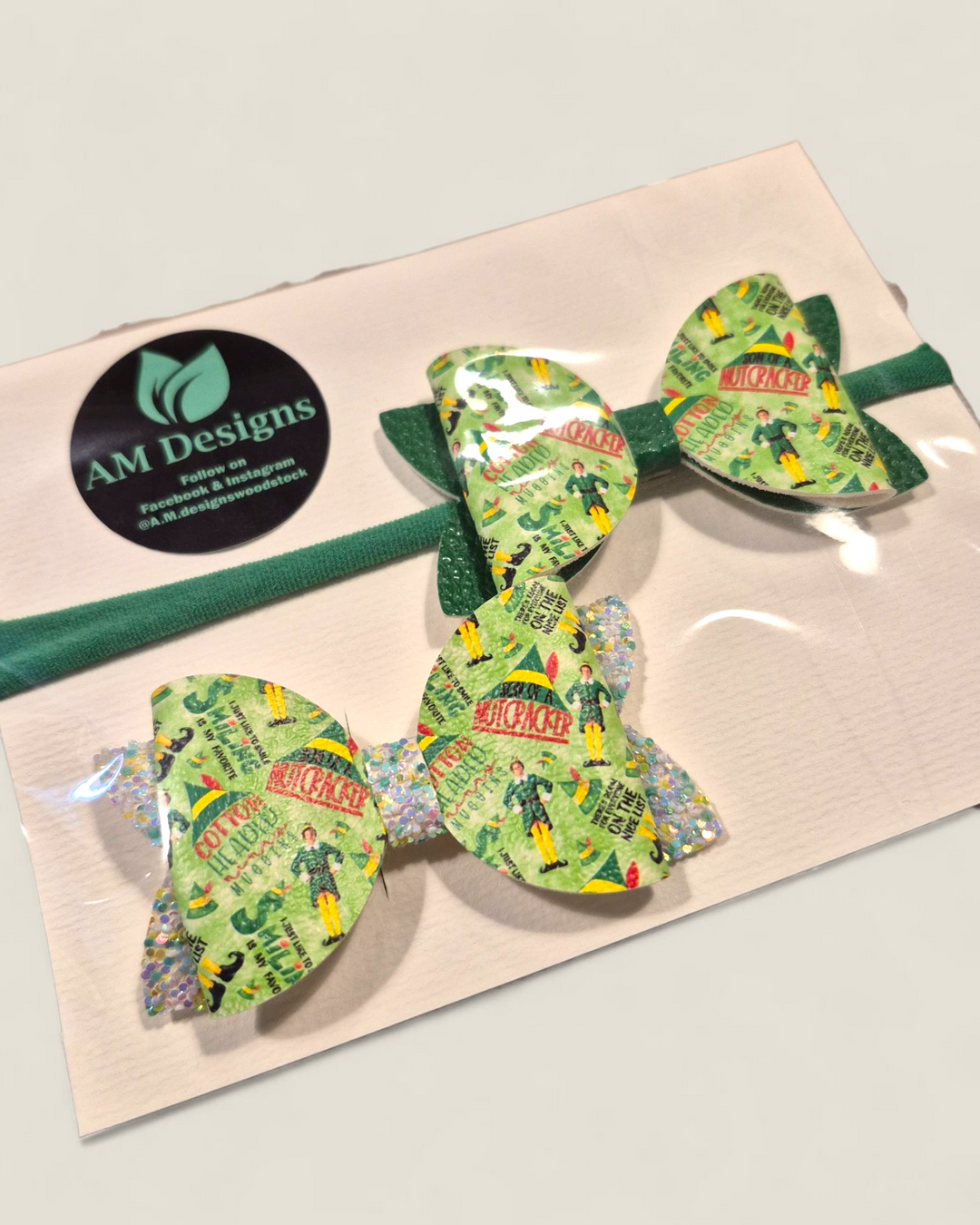 AM Designs, Holiday Hair Bow Sets