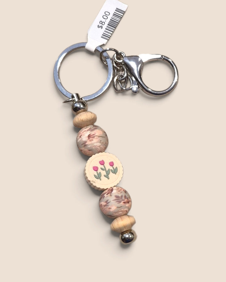 Teak Jewelry - Essential Oil Diffuser Keychains