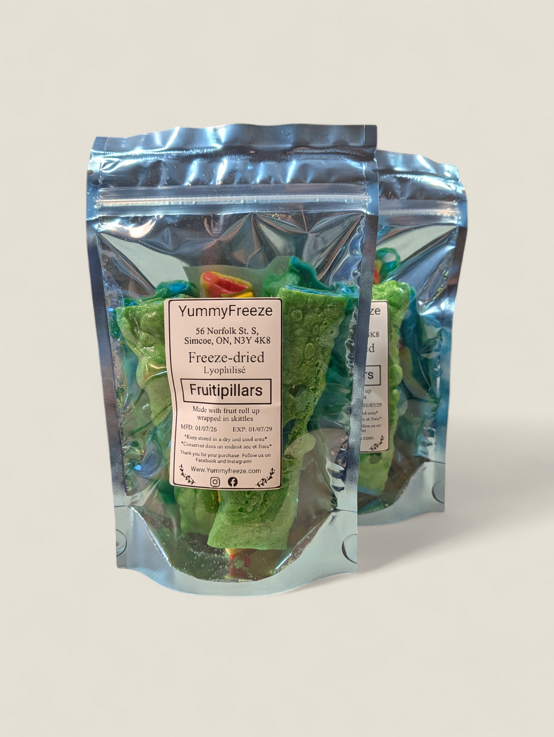 Yummy Freeze, Freeze Dried Candies