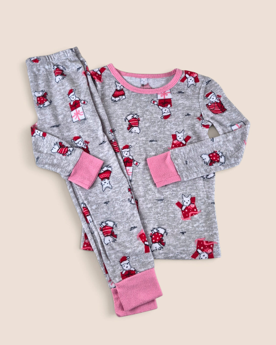 Pre-Loved Laura Ashley Holiday Puppy Pyjamas Girls 3Y | Betty’s Marketplace
