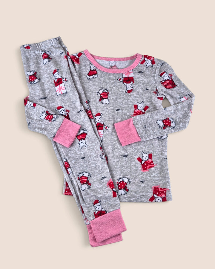 Pre-Loved Laura Ashley Holiday Puppy Pyjamas Girls 3Y | Betty’s Marketplace