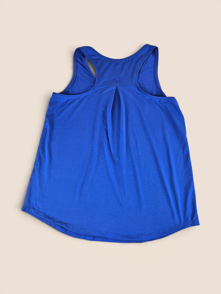 Pre-Loved Roots Royal Blue Athletic Tank Top Ladies Medium | Betty’s Marketplace