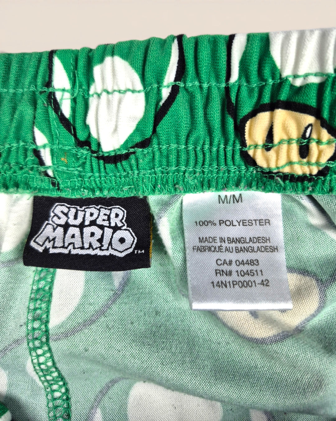 Pre-Loved Super Mario Pyjama Bottoms Mens Medium | Betty’s Marketplace