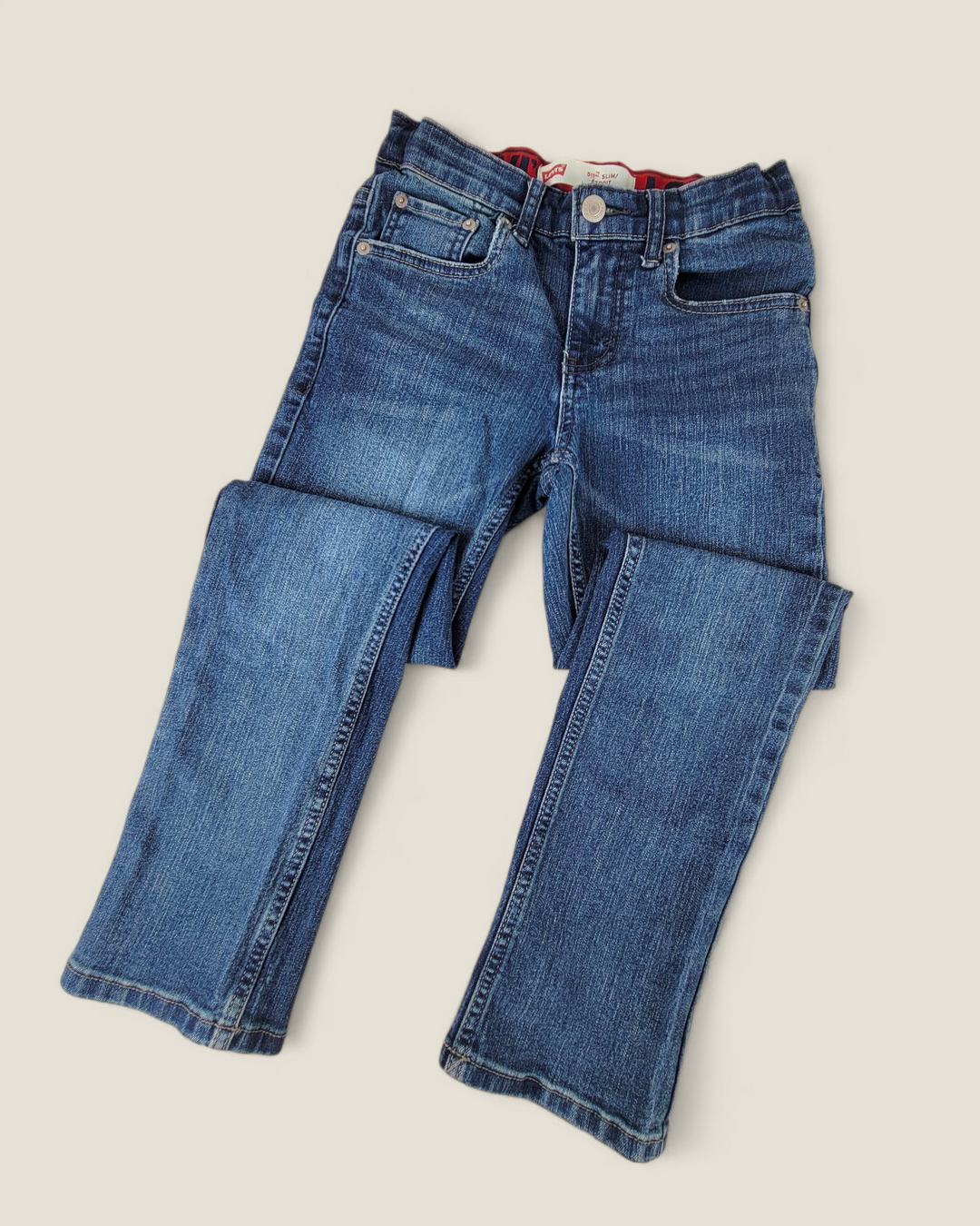 LEVIS DARK WASH SLIM FIT JEANS BOYS 10Y PRE-LOVED