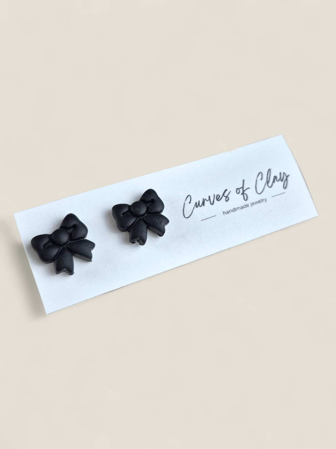 Curves of Clay, Holiday Stud Earrings