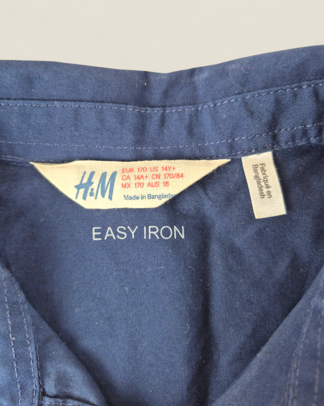 Pre-Loved H&M Blue Dress Shirt Boys 14Y | Betty’s Marketplace