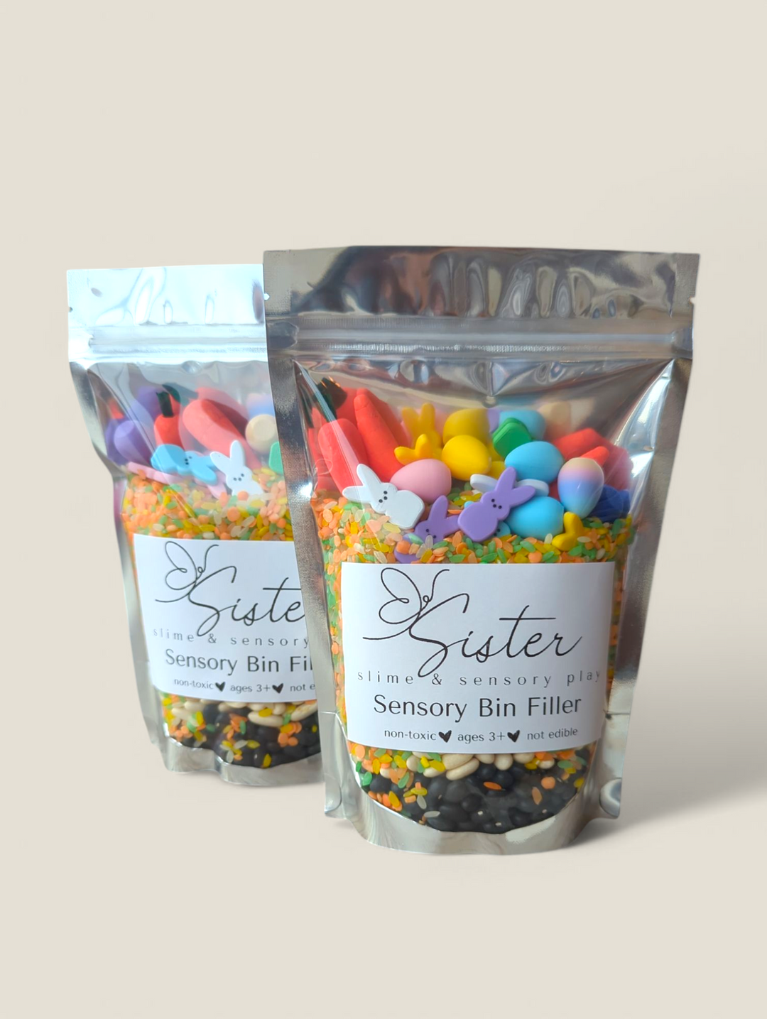 Sister Slime & Sensory Play, Easter Sensory Bin Fillers