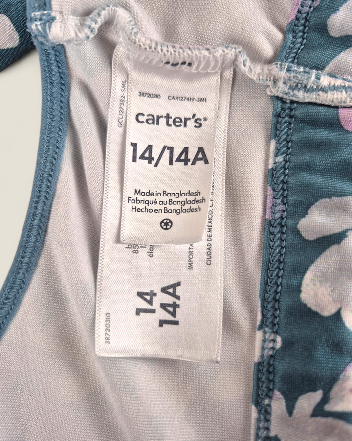 Pre-Loved Carter's Floral Athletic Top Girls 14Y | Betty’s Marketplace