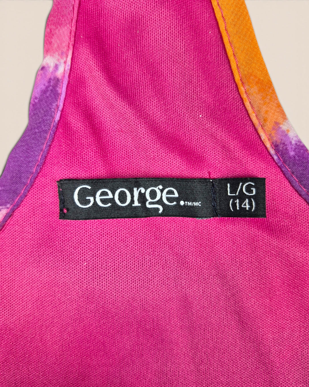 Pre-Loved George Tye Die Tank Top Girls 14Y | Betty’s Marketplace