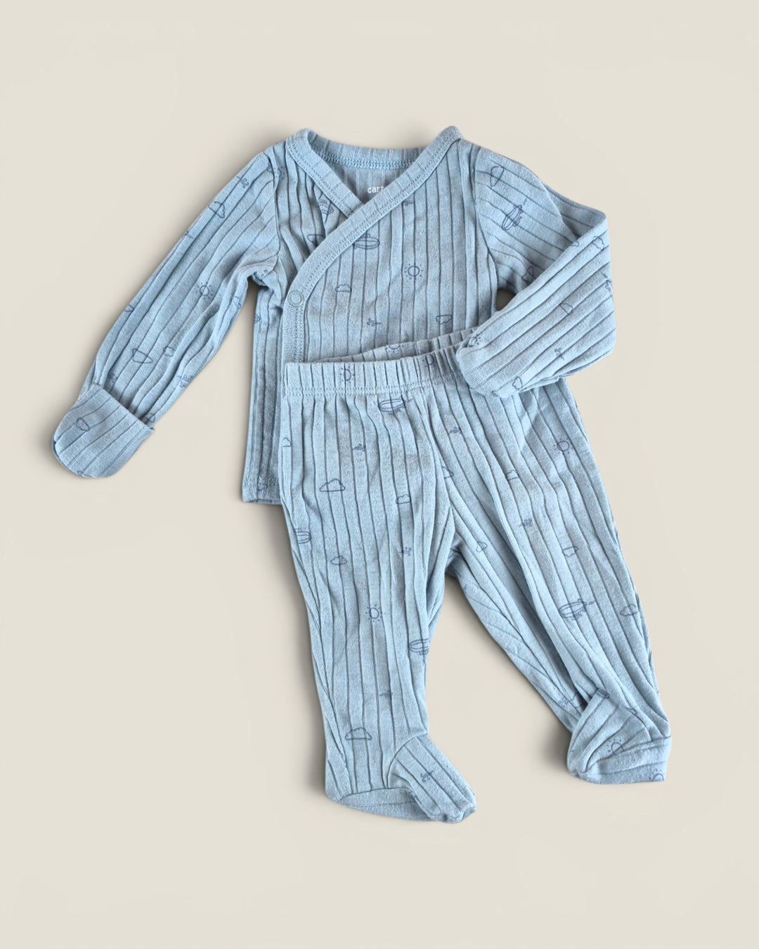 Pre-Loved Carter's Blue Pyjama Set NB | Betty’s Marketplace