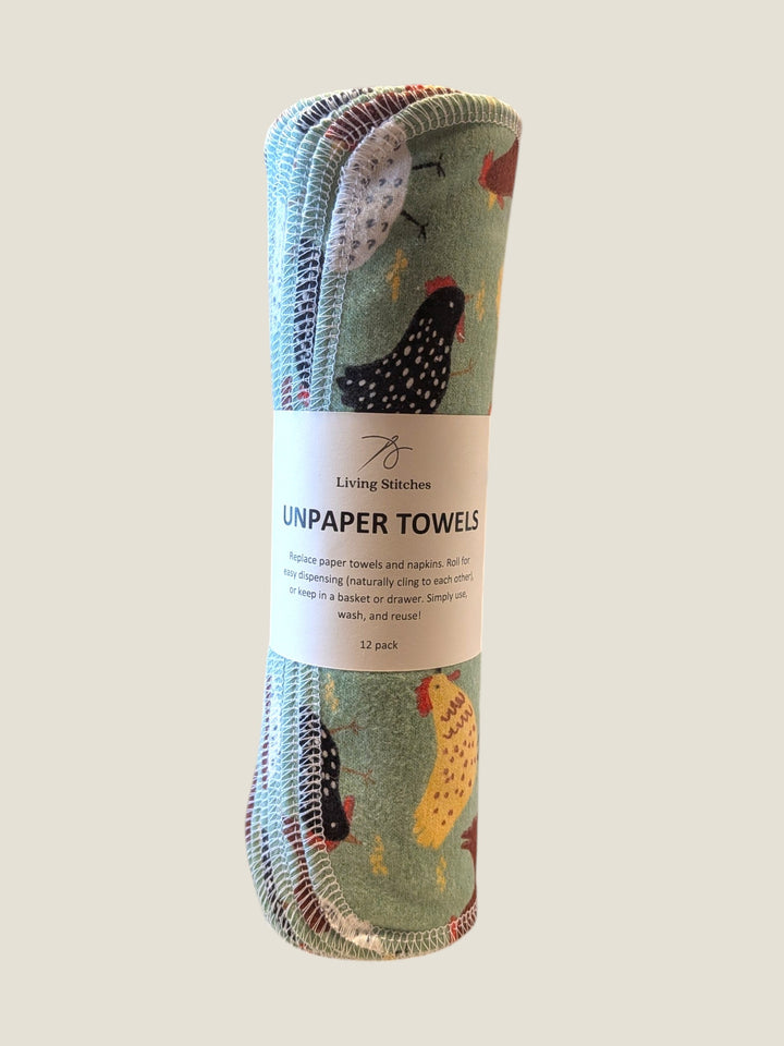 Living Stitches, Reusable UNpaper Towels