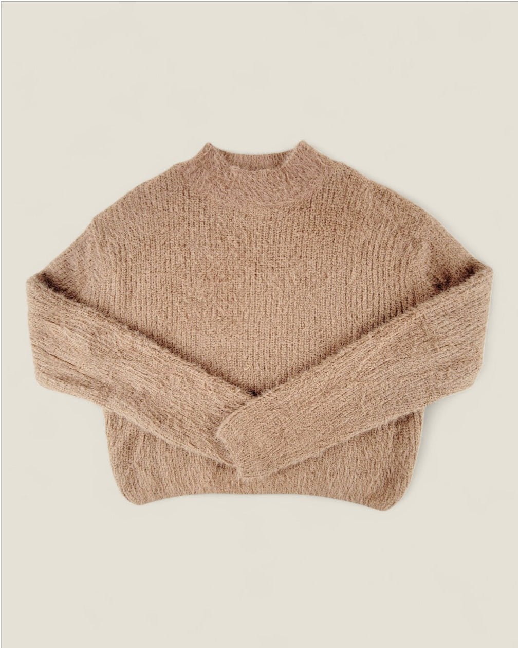 URBAN HERITAGE SOFT BROWN SWEATER LADIES SMALL PRE-LOVED