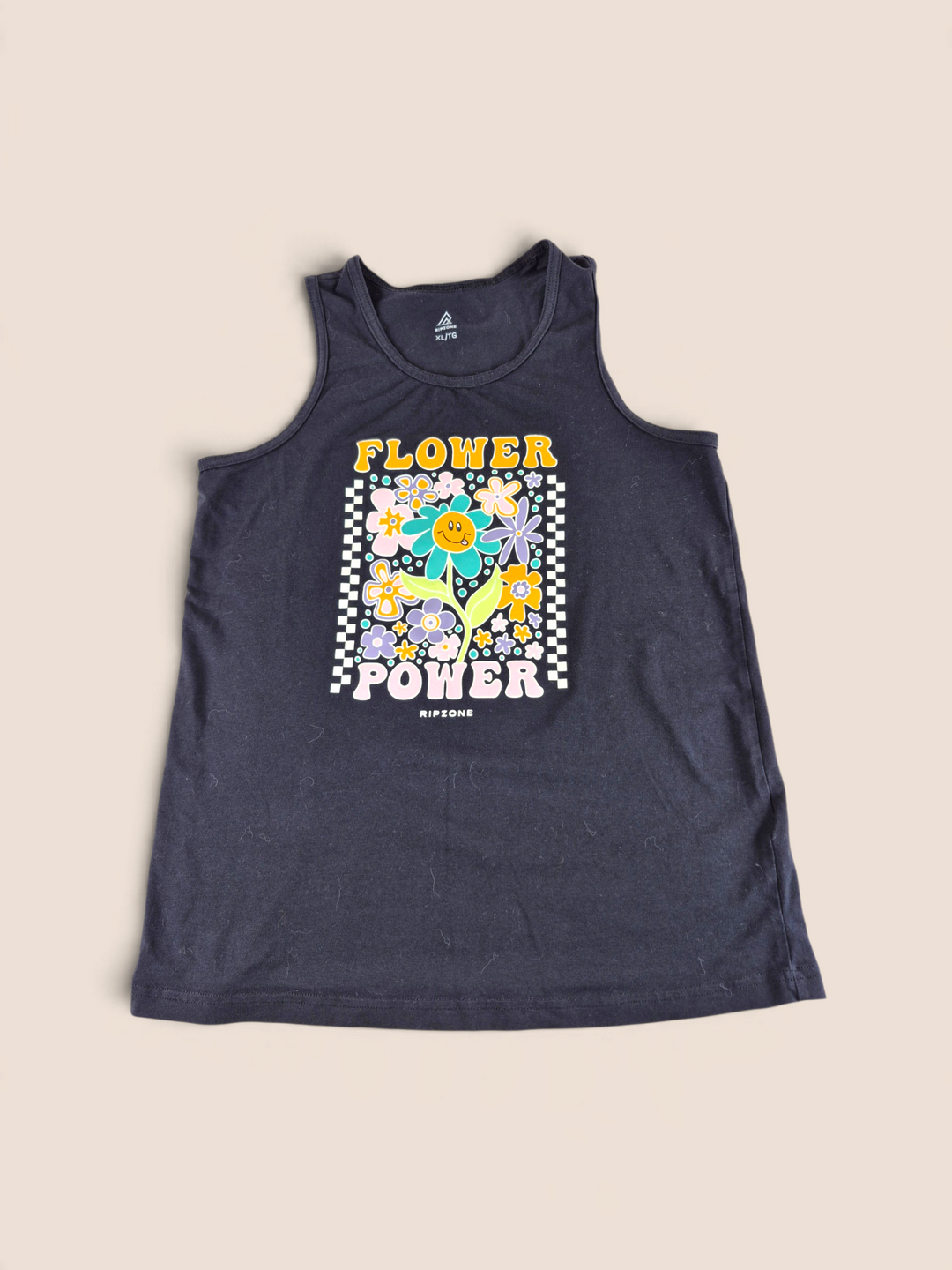 Pre-Loved Ripzone Flower Power Tank Top Youth XL | Betty’s Marketplace