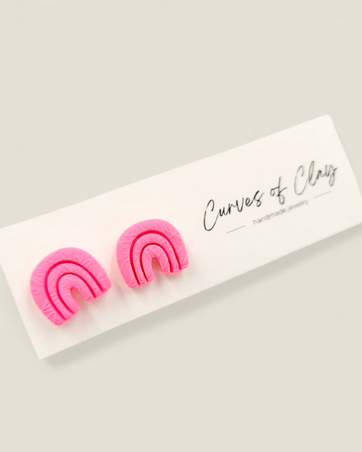 Curves of Clay, Everyday Stud Earrings