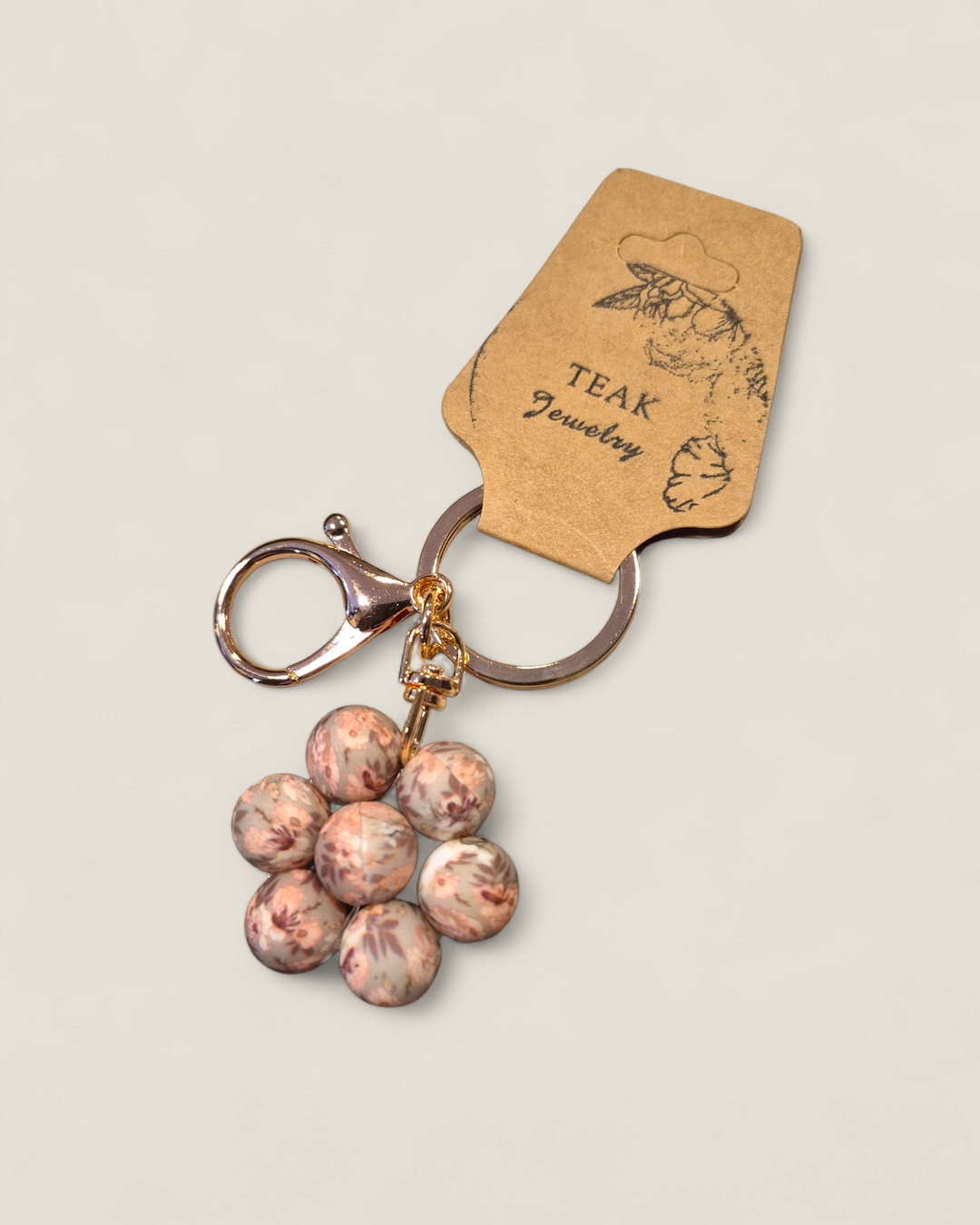 Teak Jewelry - Essential Oil Diffuser Keychains