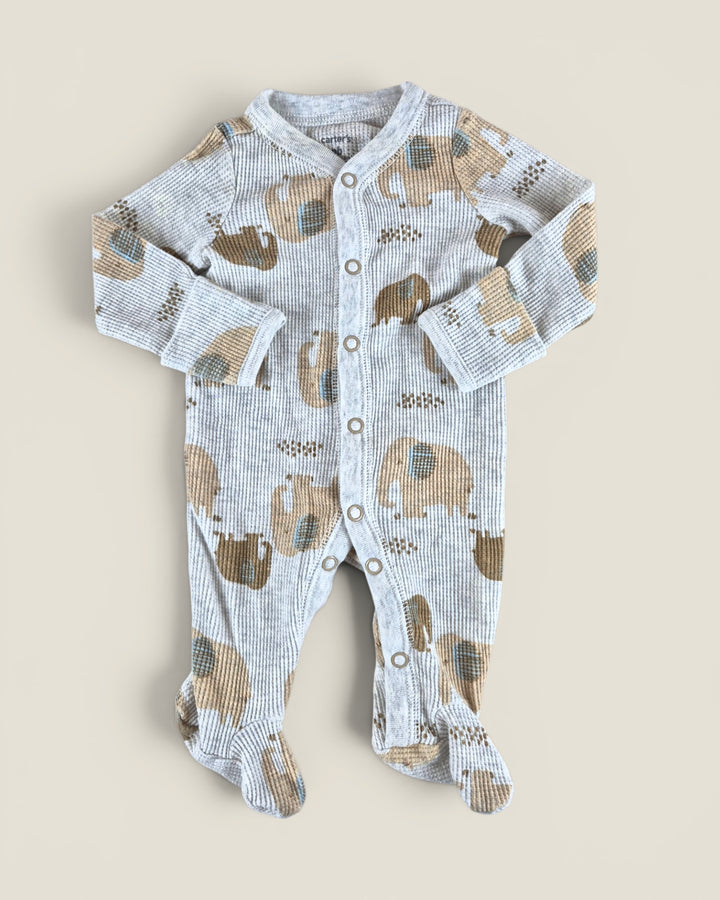Pre-Loved Carter's Grey Elephant Footies NB | Betty’s Marketplace