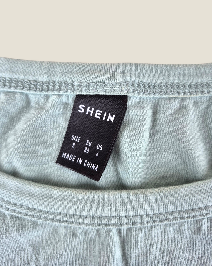 Pre-Loved Shein Mint Crop Top Ladies Small | Betty’s Marketplace