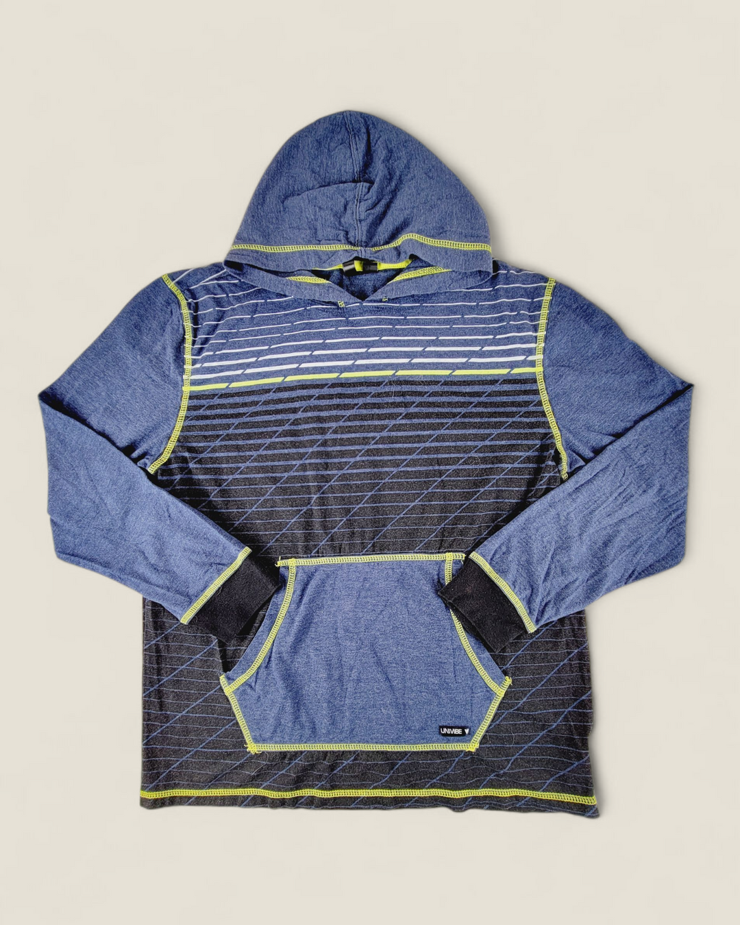 UNIVIBE STRIPED LONG SLEEVE TOP YOUTH XL PRE-LOVED