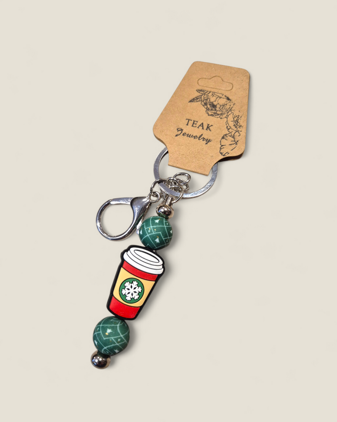 Teak Jewelry - Essential Oil Diffuser Keychains