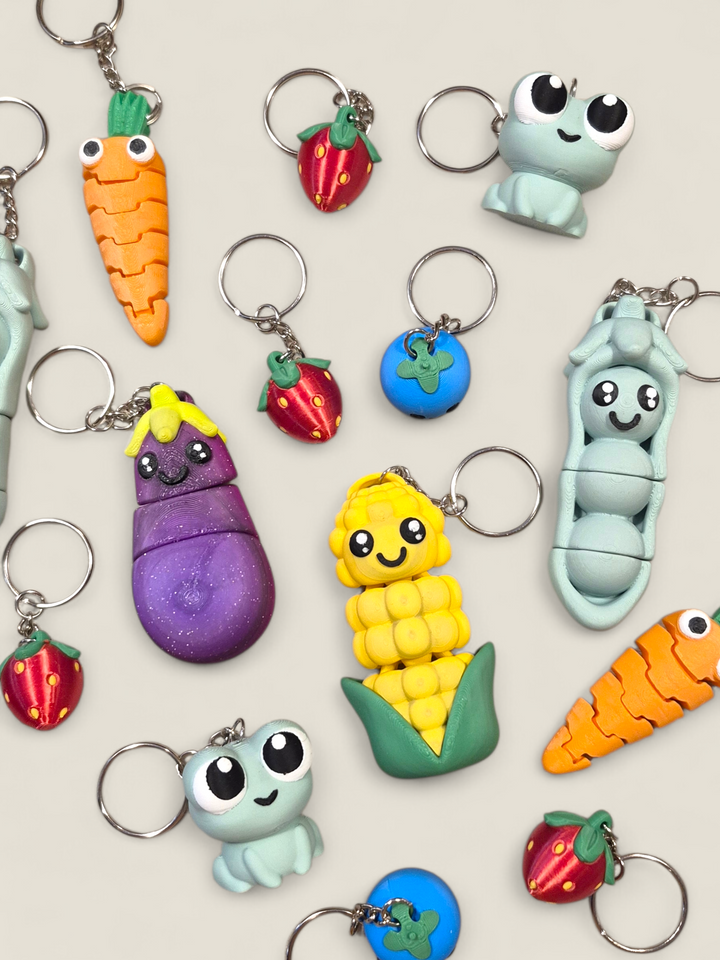 NFx3D, 3D Printed Keychains