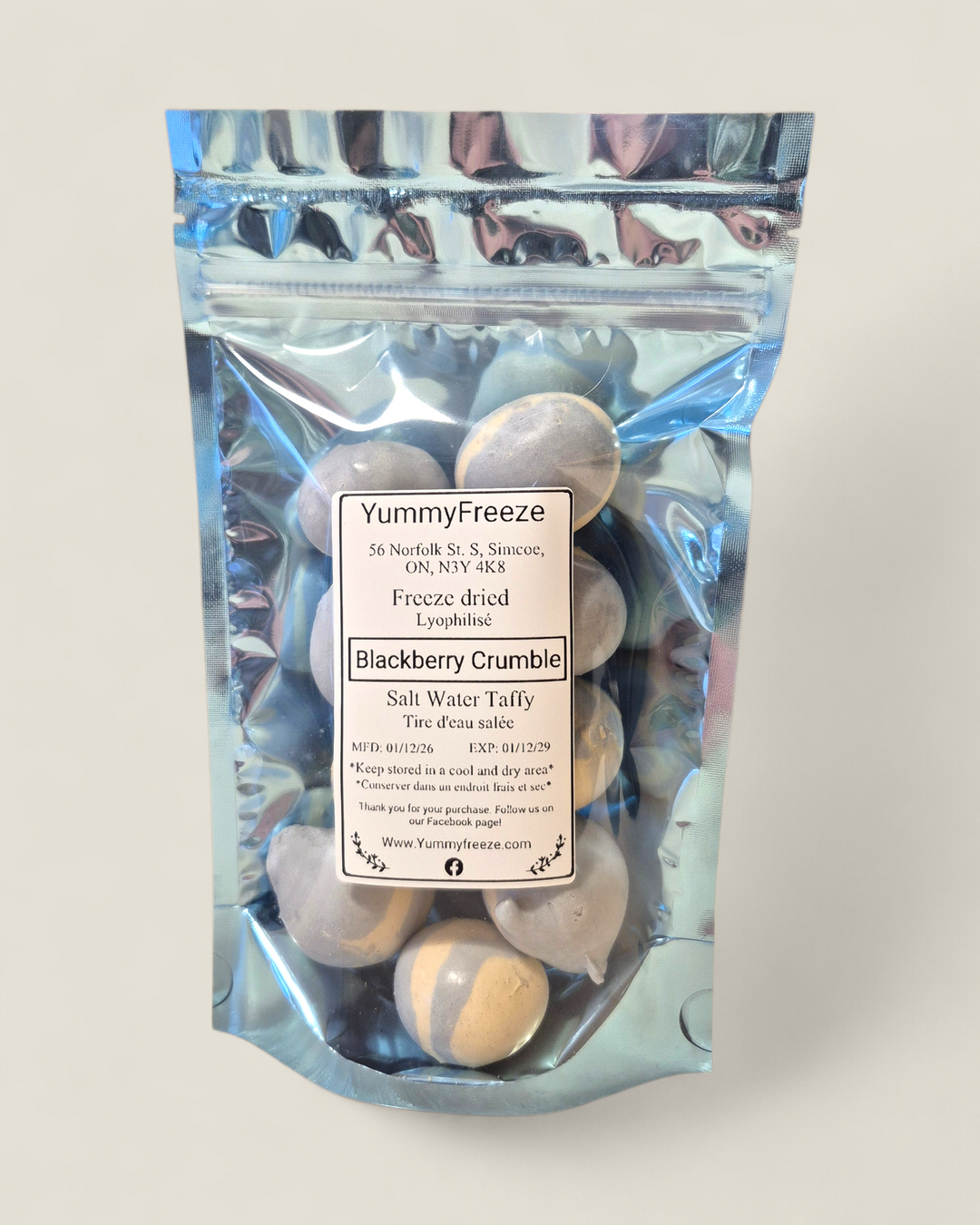 Yummy Freeze, Freeze Dried Salt Water Taffy