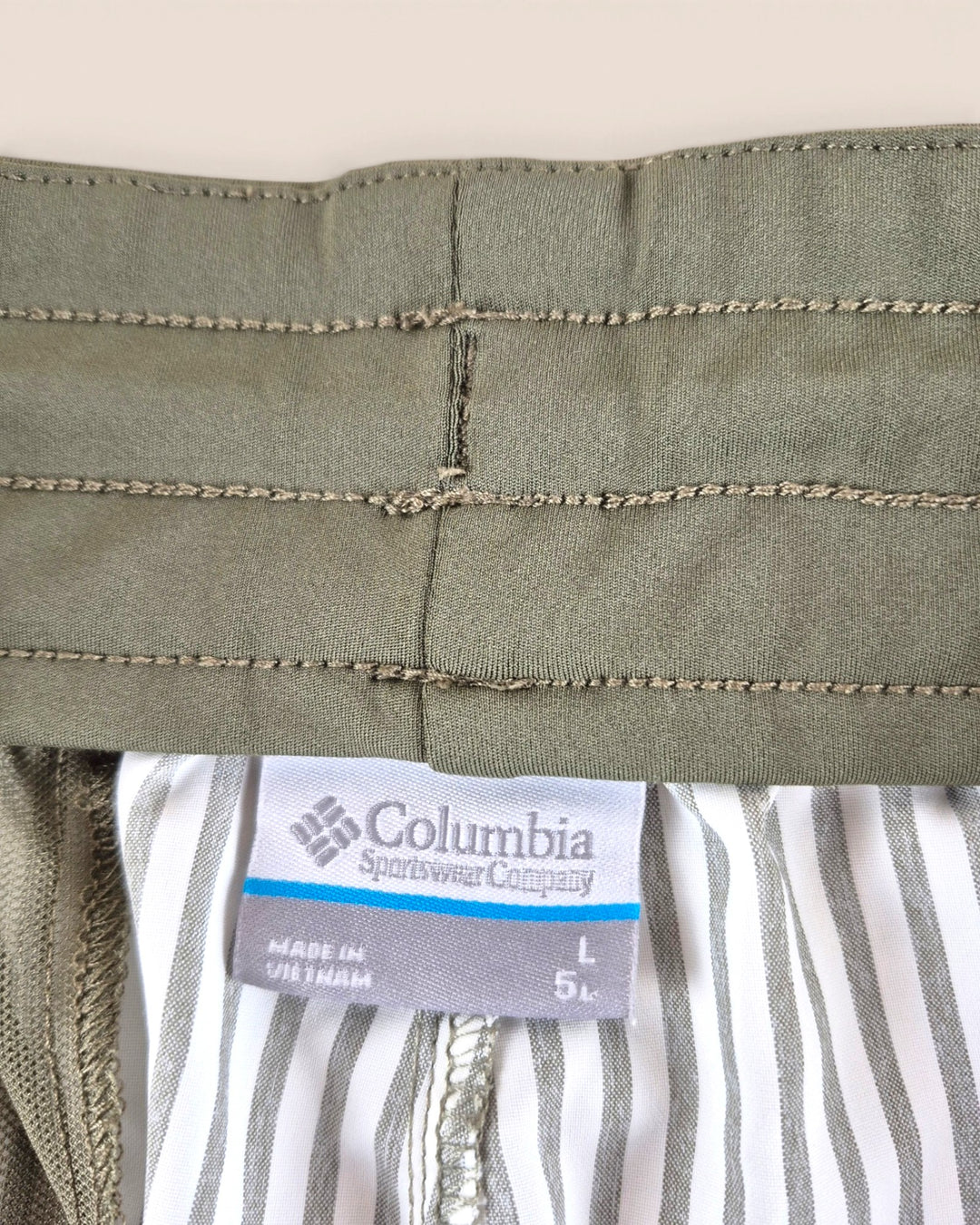 Pre-Loved Columbia Striped Shorts Ladies Large | Betty’s Marketplace