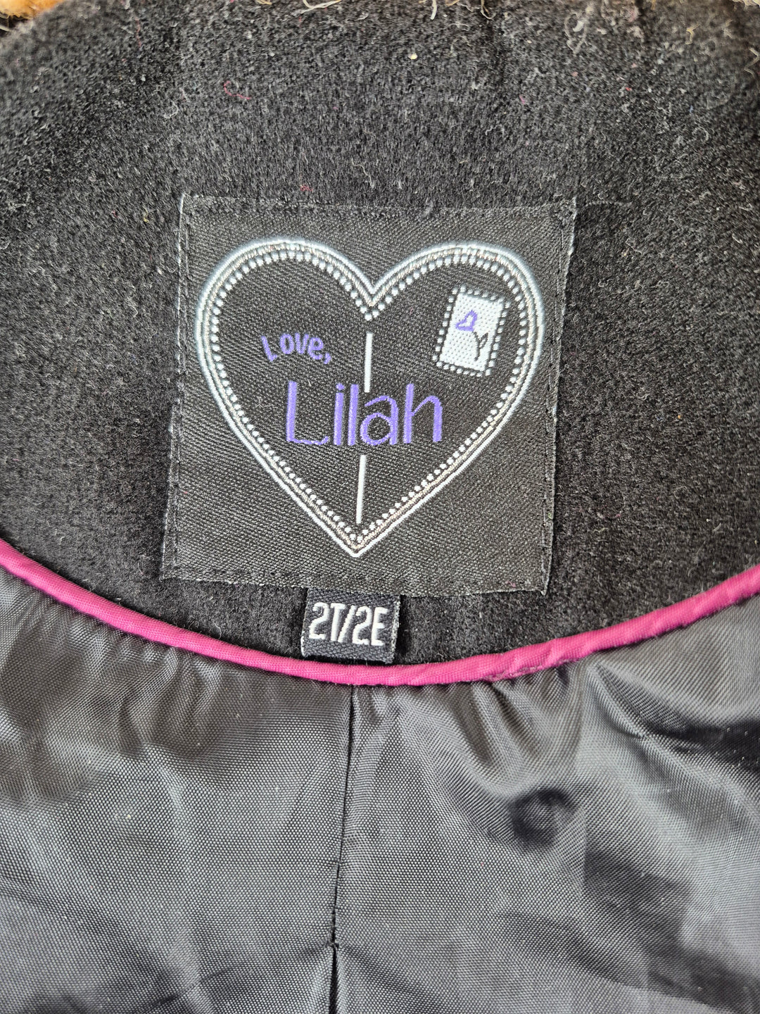 Pre-Loved Love, Lilah Black Spring/Fall Jacket Girls 2Y | Betty’s Marketplace