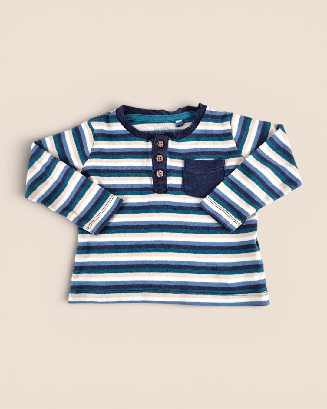 Pre-Loved Lupilu Striped Long Sleeve Top Boys 6-12M | Betty’s Marketplace