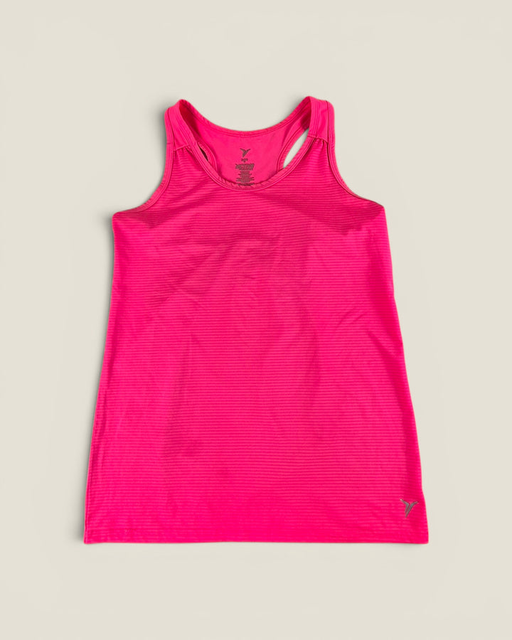 Pre-Loved Old Navy Active Striped Pink Tank Top Ladies XL | Betty’s Marketplace