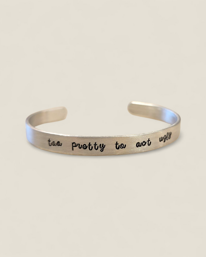 Wicked Lovely Creations, Hand Stamped Cuffs