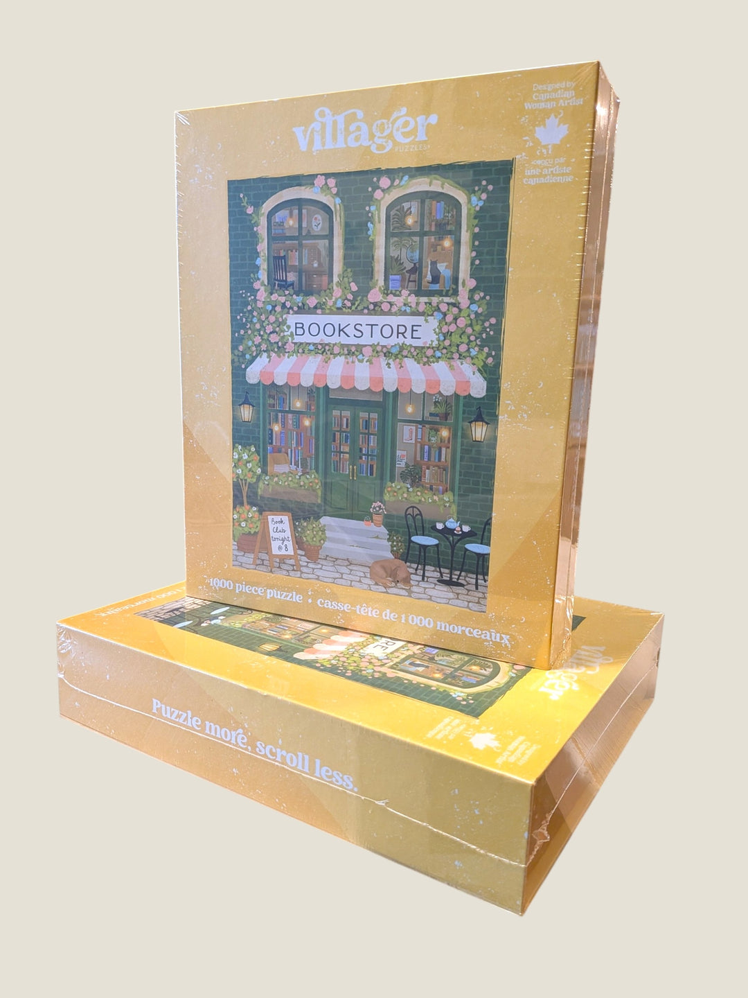 Villager Puzzles, Emerald Bookstore (1000 Piece)