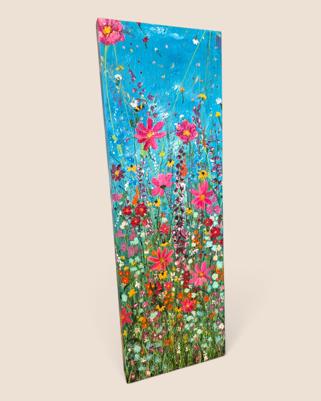 Kristi Scott Art, Wildflower Acrylic Painting
