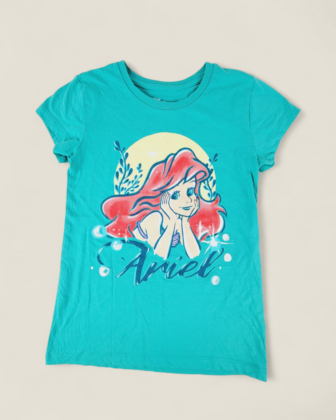 DISNEY ARIEL TEE GIRLS 7-8Y PRE-LOVED