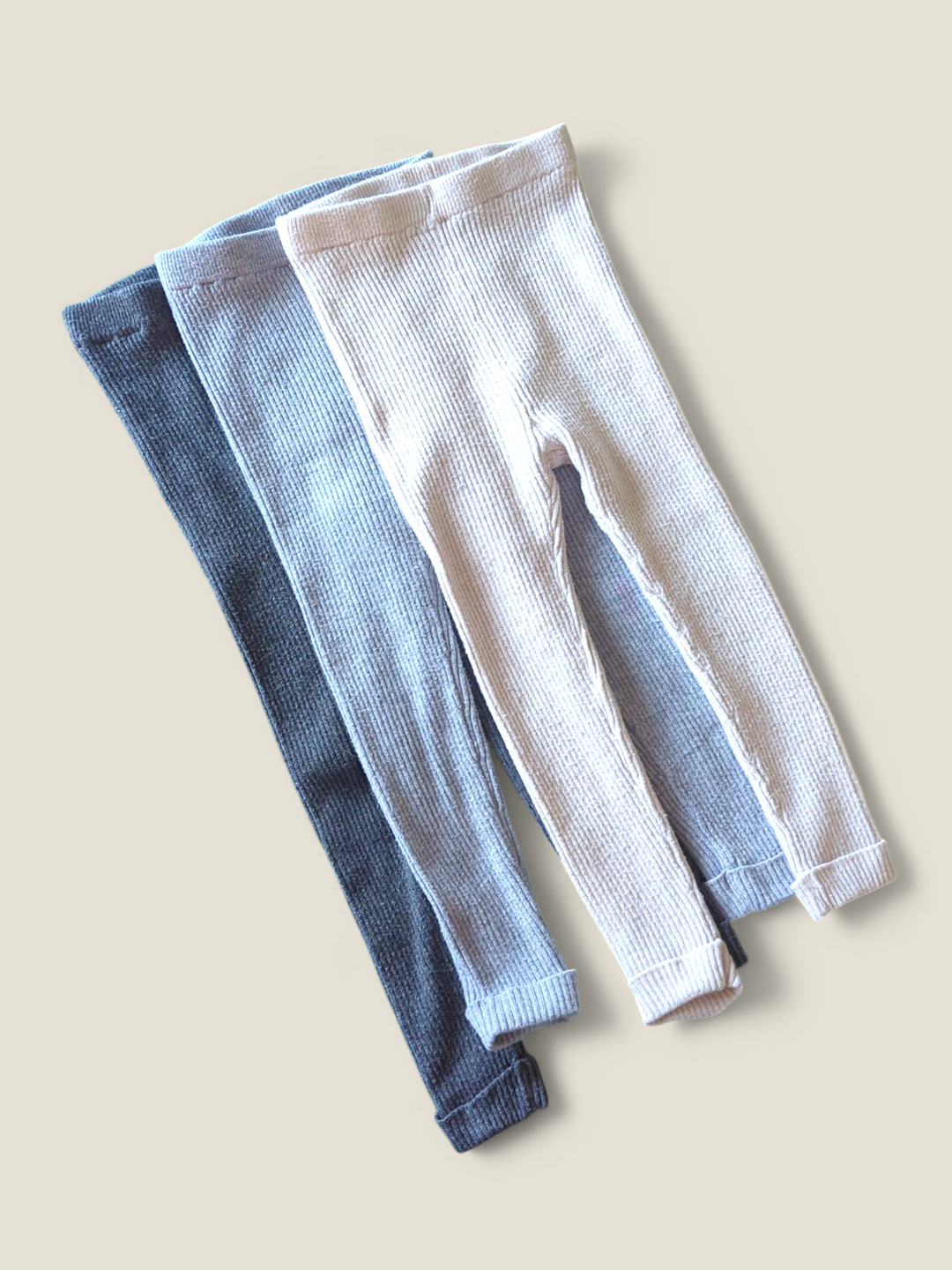 GEORGE 3 PACK OF FOOTLESS TIGHTS 3Y PRE-LOVED