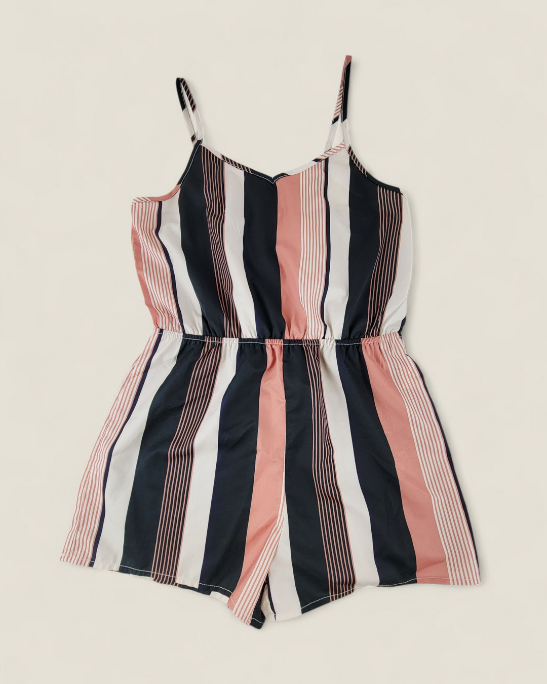 SHEIN STRIPED ROMPER GIRLS 11-12Y PRE-LOVED