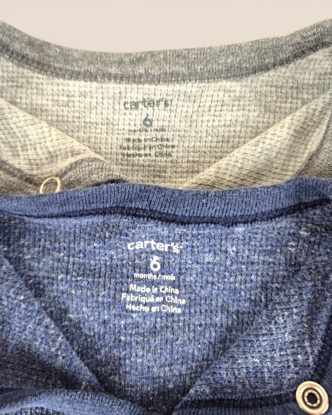 Pre-Loved Carter's Set Of 2 Waffle Footies 6M | Betty’s Marketplace
