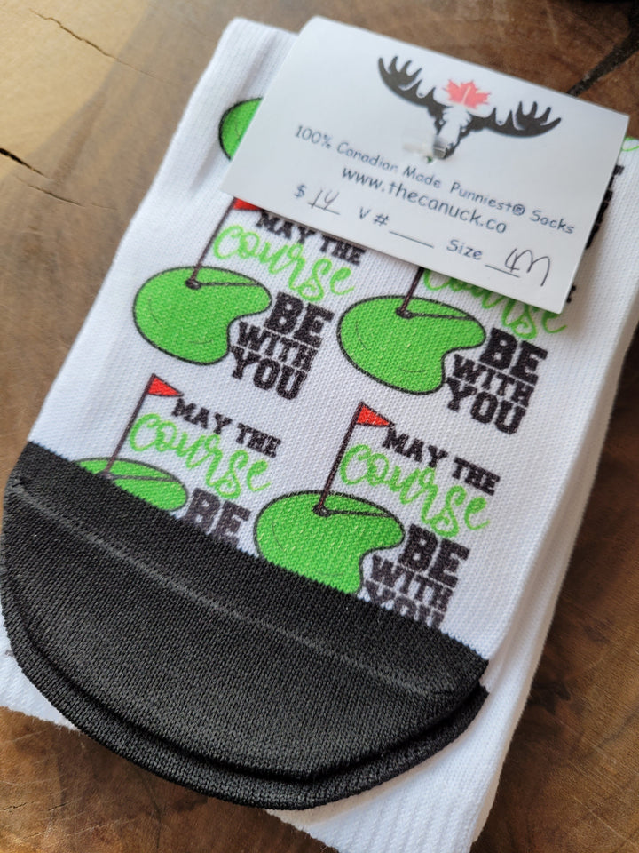 Novelty Printed Adult Golf Socks