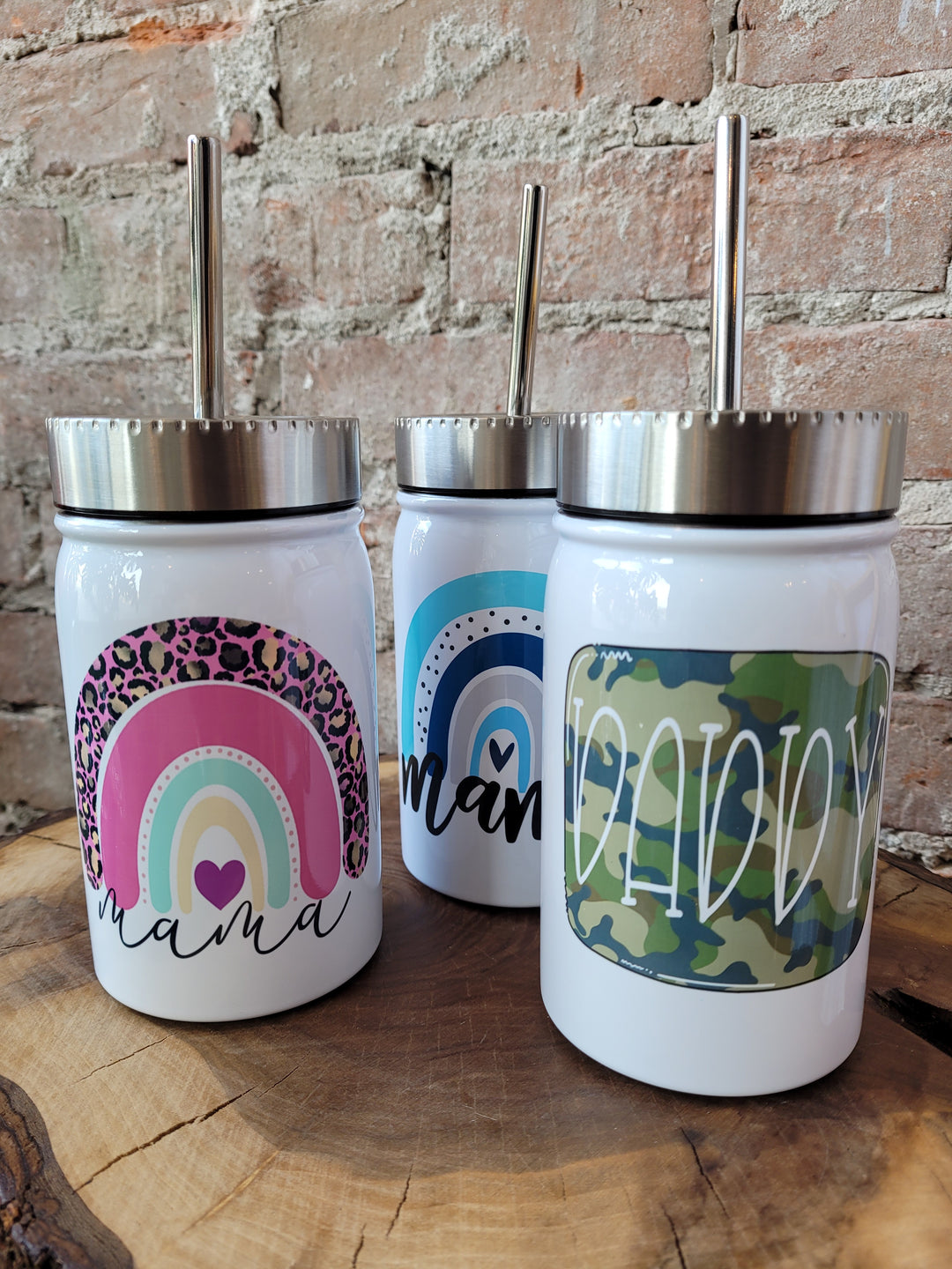 Lindsay's Creations, Insulated Mason Jar Style Drinkwear