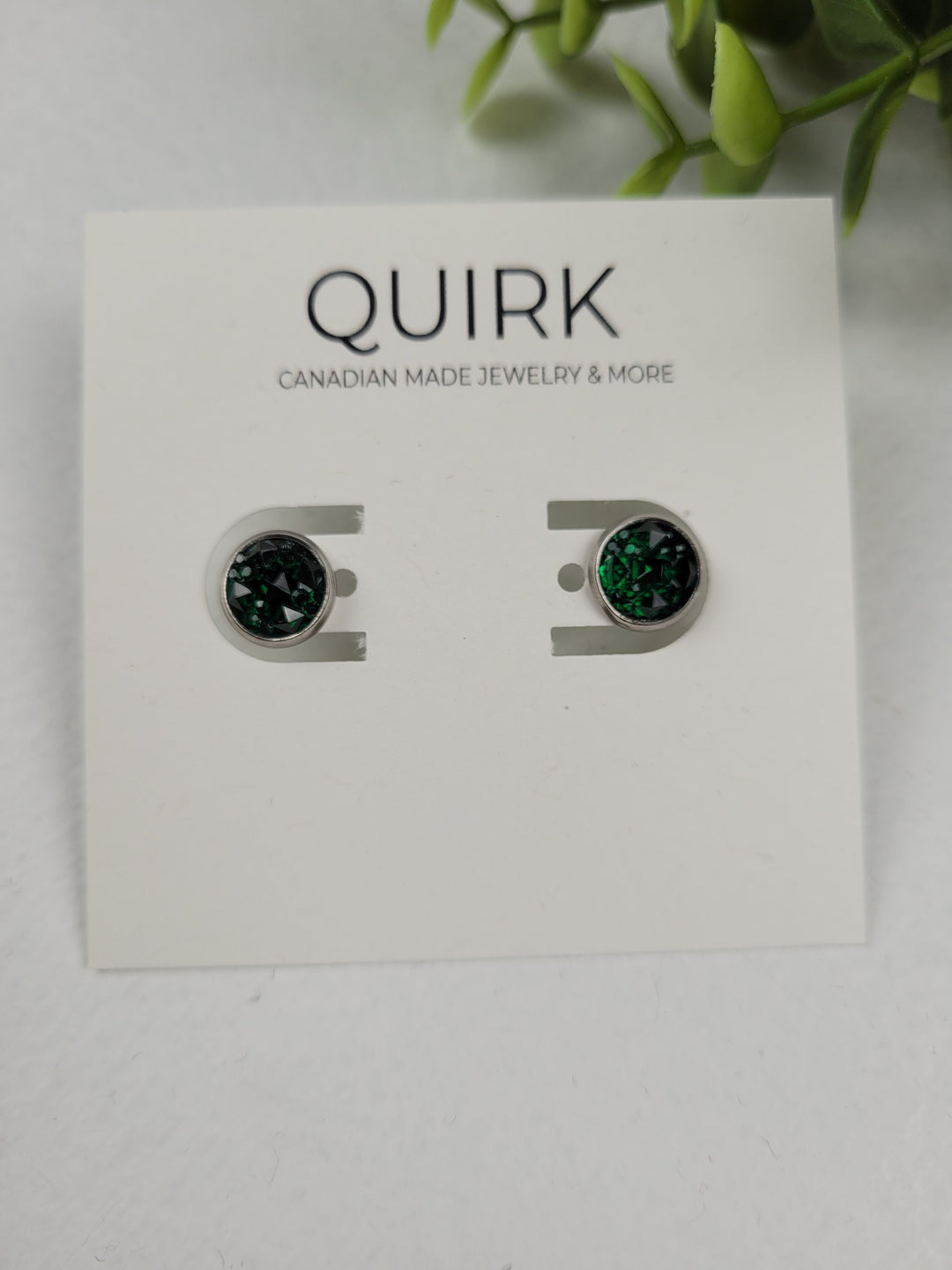 Quirk Handmade Jewelry, Stainless Steel Stud Earrings