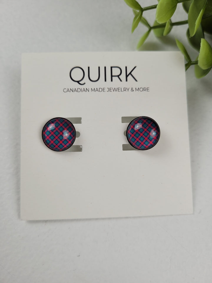 Quirk Handmade Jewelry, Stainless Steel Stud Earrings