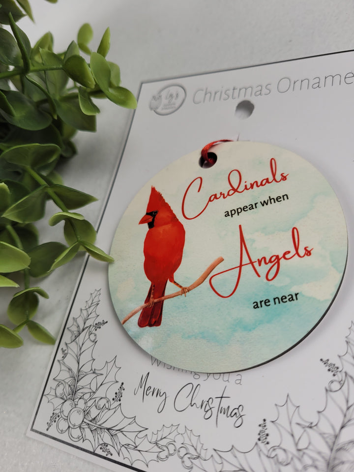 Liz's Custom Creations, White Printed Ornaments