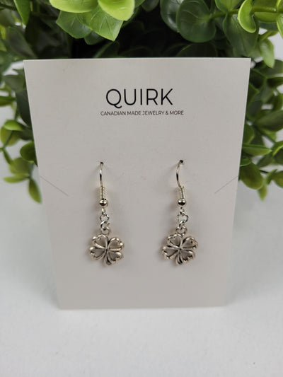 Quirk Handmade Jewelry, Stainless Steel Dangling Earrings