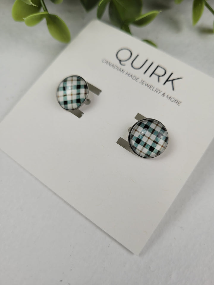 Quirk Handmade Jewelry, Stainless Steel Stud Earrings