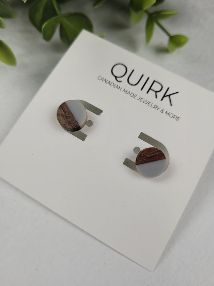 Quirk Handmade Jewelry, Stainless Steel Stud Earrings