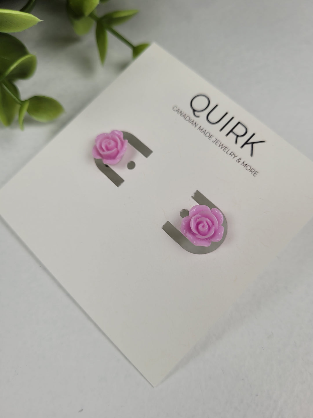 Quirk Handmade Jewelry, Stainless Steel Stud Earrings