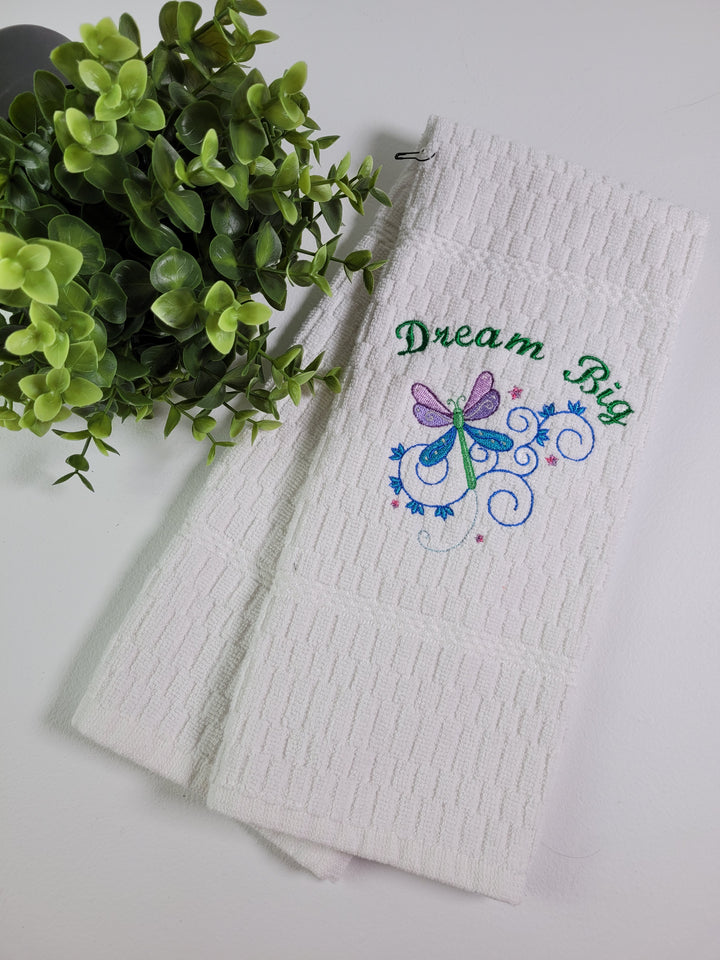 Choices, Embroidered Tea Towels