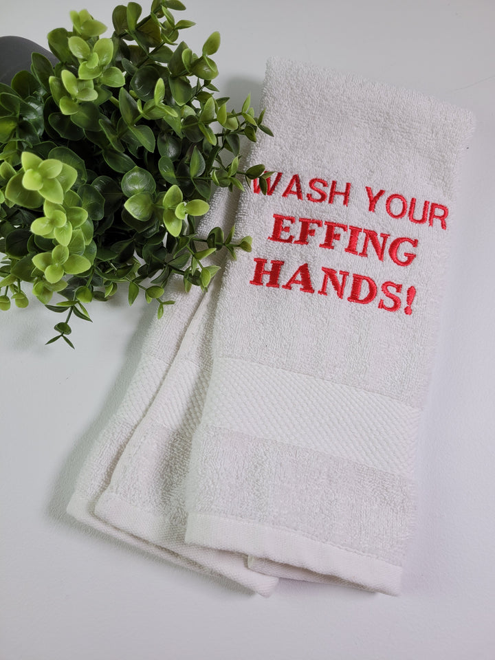 Choices, Embroidered Tea Towels