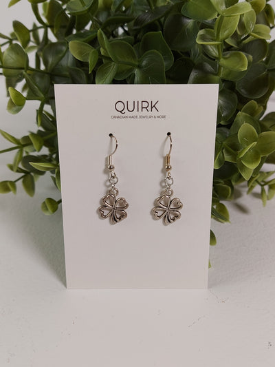 Quirk Handmade Jewelry, Stainless Steel Dangling Earrings