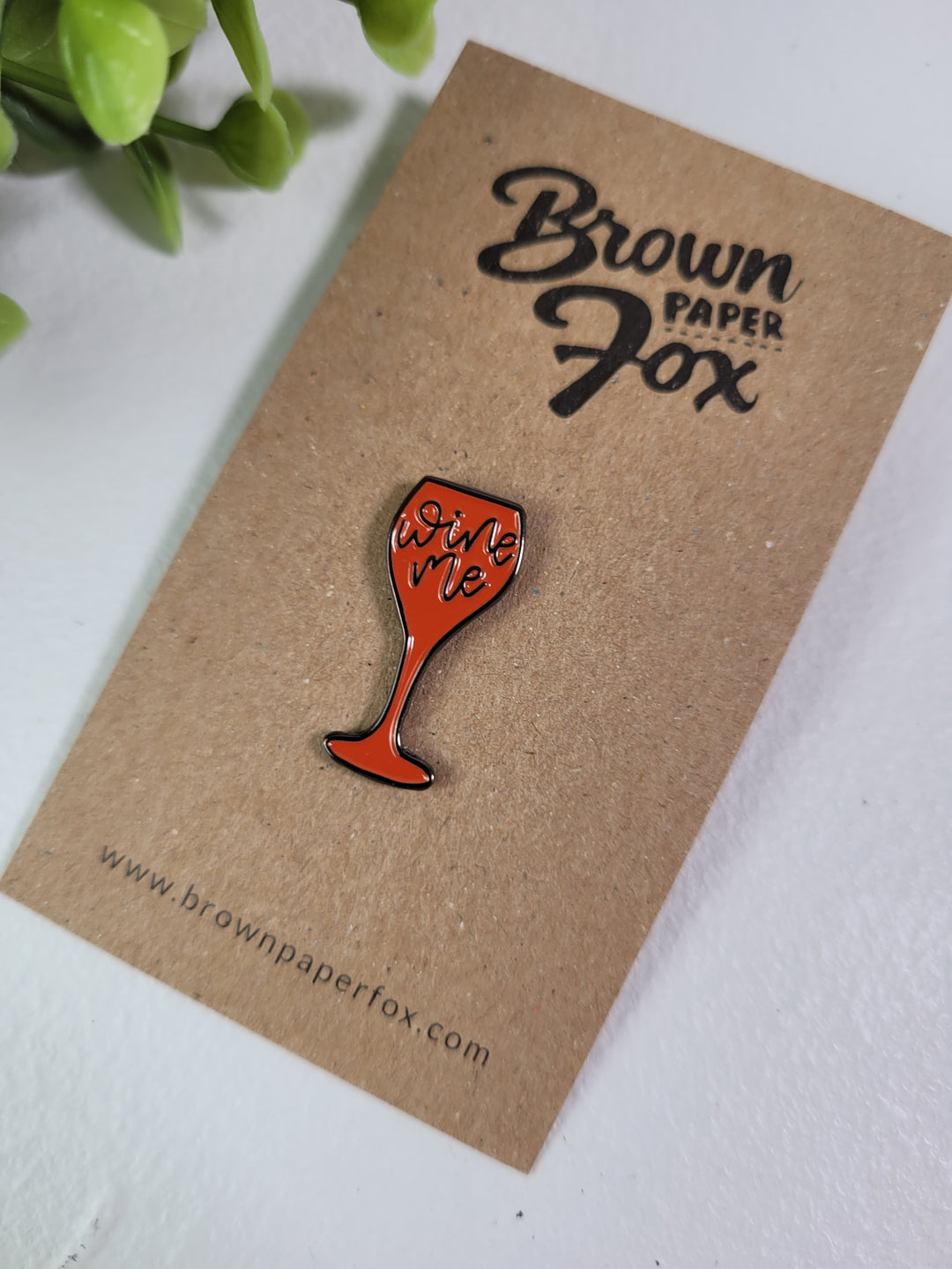 The Brown Paper Fox, Enamel Pins